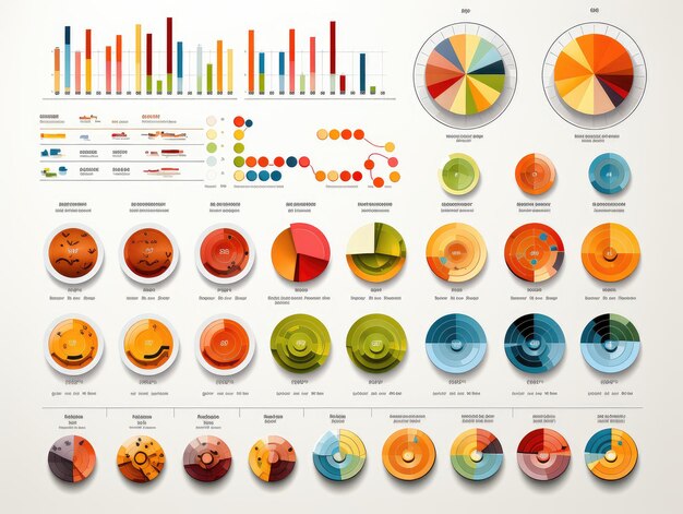 Photo color data chart combination