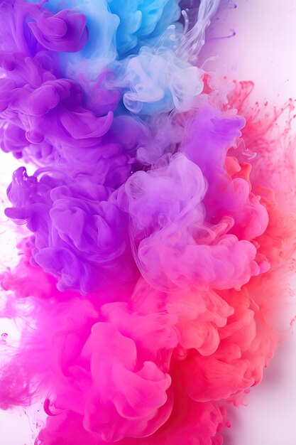 Color explosion pink purple generative ai
