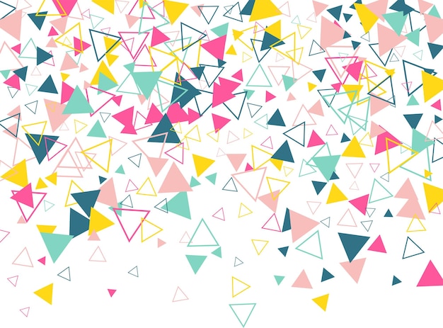 Color geometric background with triangles Vector illustration EPS 10