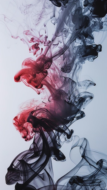 Color Ink Floating and mixed in Water