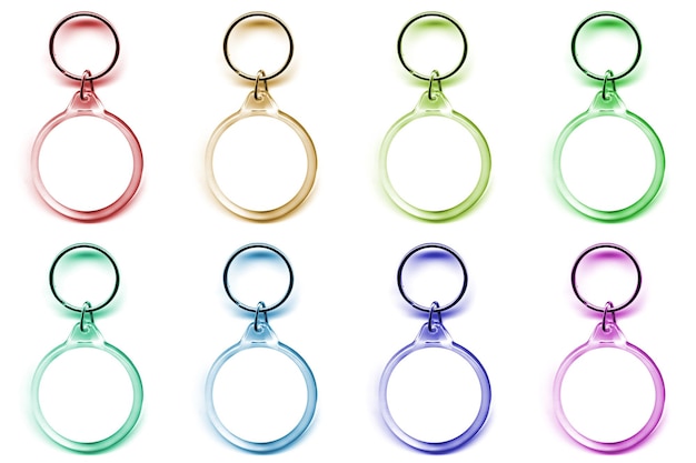 Photo color keychains