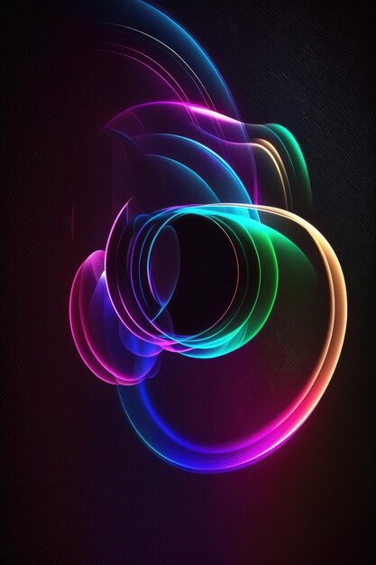 Color light trail background material