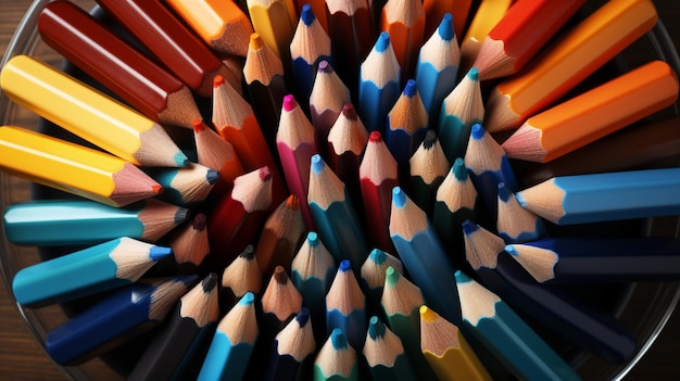 color pencil HD 8K wallpaper Stock Photographic Image