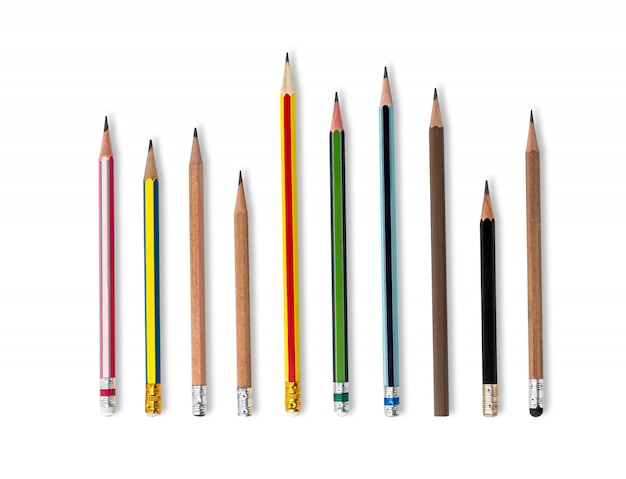 Color pencils isolated