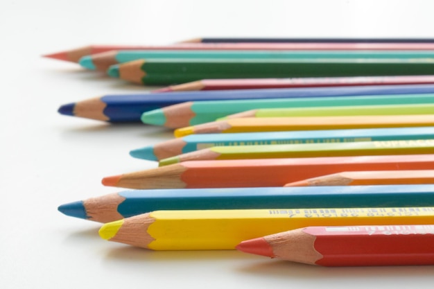 Color pencils macro wallpaper