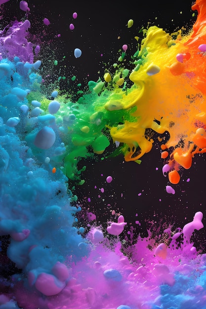 The color of the rainbow wallpaper