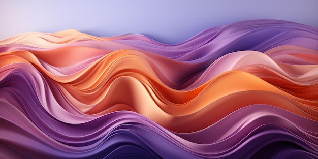 Color ribbon pattern background Texture waves presentation backdrop Ai generative