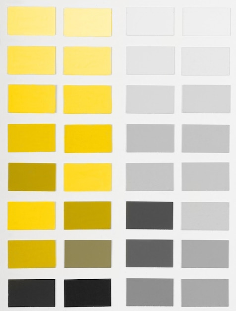 Photo color samples palette catalog