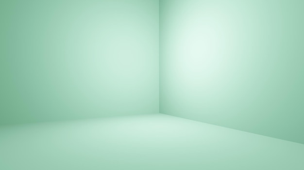 Color soft green room background interior