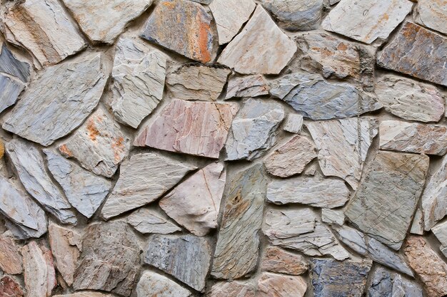 Photo color stone wall for background and texture