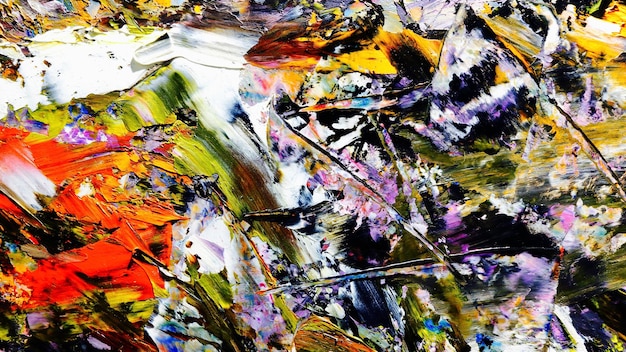 Trama di colore. dipinto a mano olio su tela. sfondo di arte astratta. arte moderna, contemporanea.