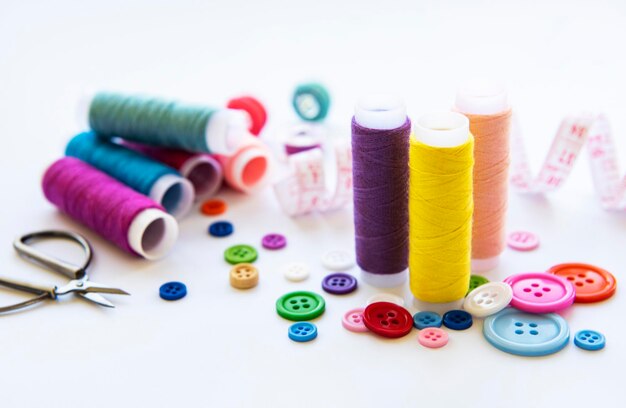 Color threads and sewing accessories