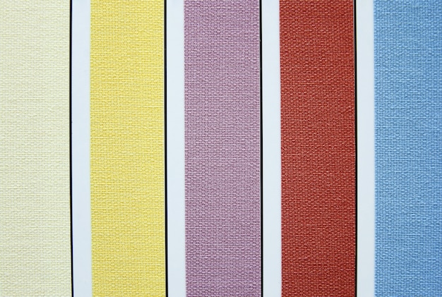 color tone of fabric swatch samples