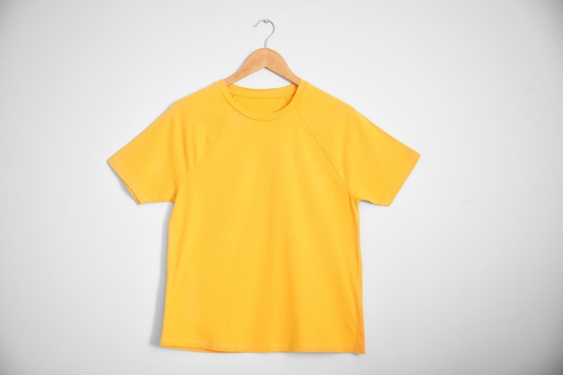 Color tshirt on light background Mockup for design