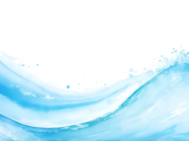 Color water wave background in blue tone