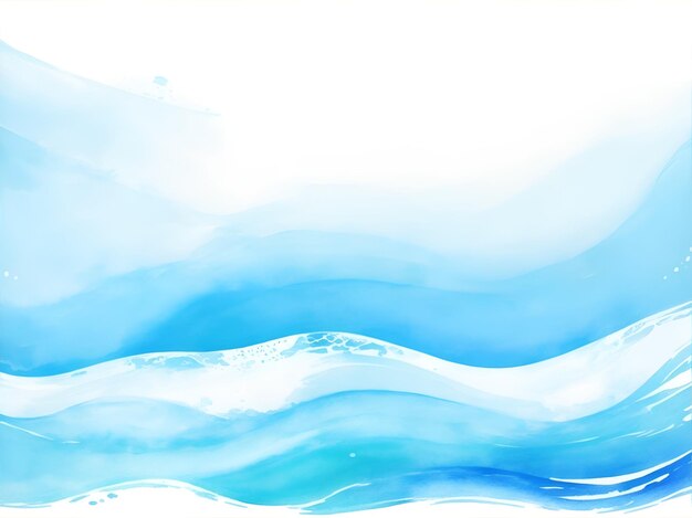 Color water wave background in blue tone