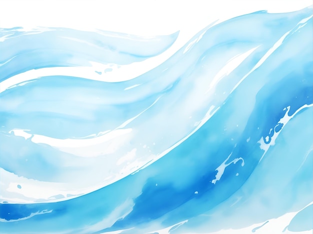 Color water wave background in blue tone