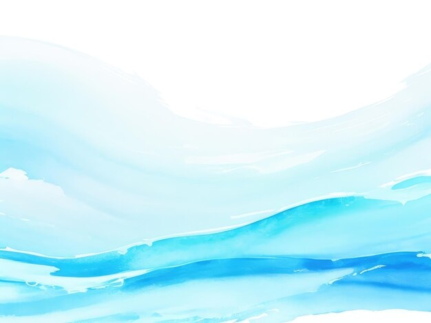 Color water wave background in blue tone