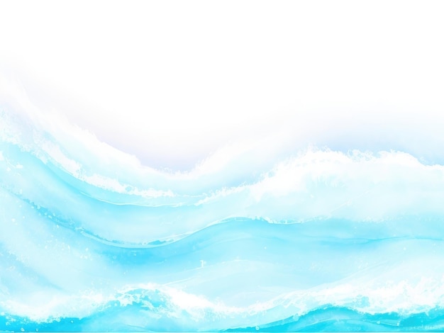 Photo color water wave background in blue tone