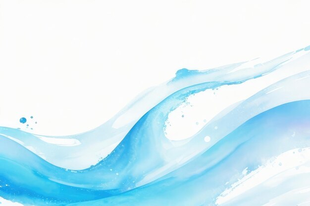 Color water wave background in blue tone