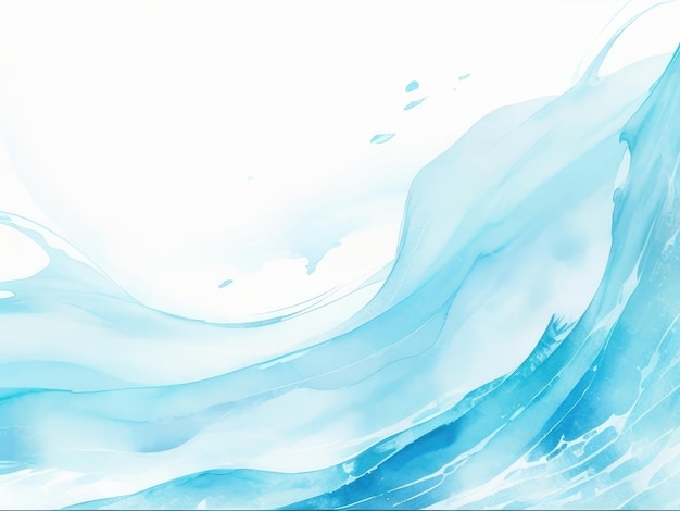 Color water wave background in blue tone