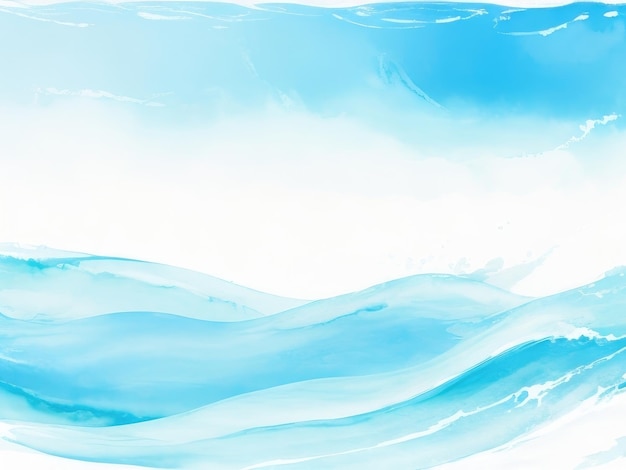 Color water wave background in blue tone