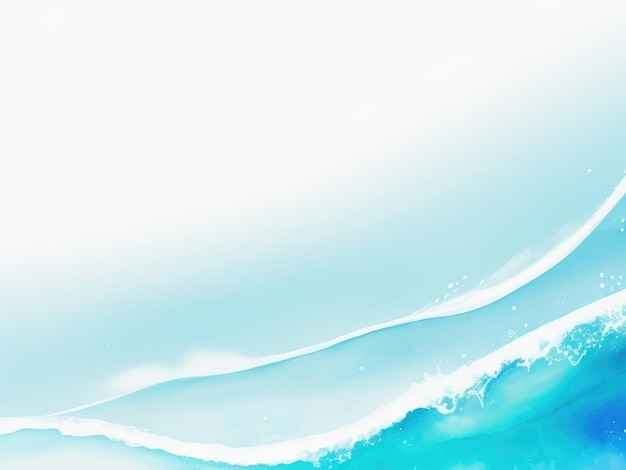 Foto colore dello sfondo dell'onda d'acqua in tonalità blu