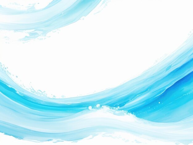 ブルーのトーンで水の波の背景を色付けします
