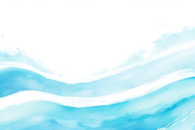 Photo color water wave background in blue tone