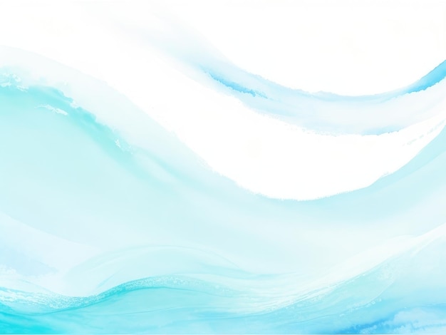 写真 青色の水波の背景の色