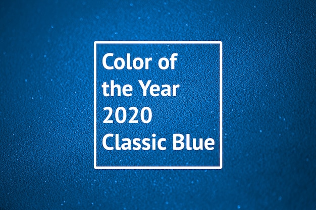 Color of the year 2020 Classic Blue