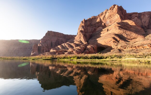 Colorado river in glen canyon arizona united states of america