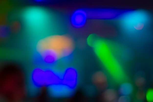 Colored Abstract Blurred Light Background in the night club