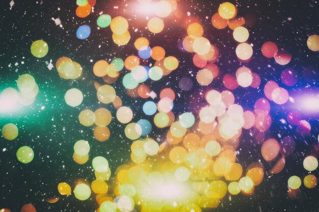 Colored abstract blurred light glitter background layout design can be use for background concept or festival background