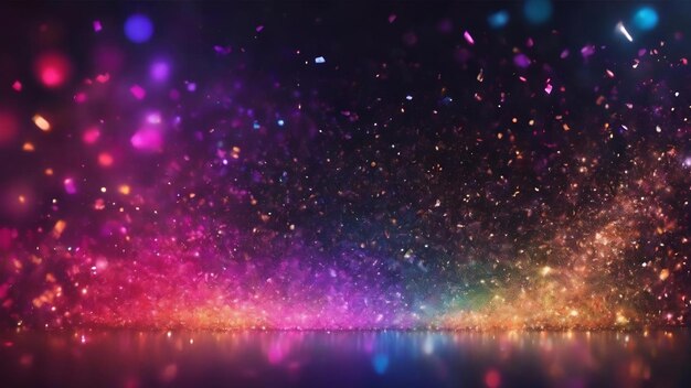 Colored abstract blurred light glitter background layout design can be use for background concept or