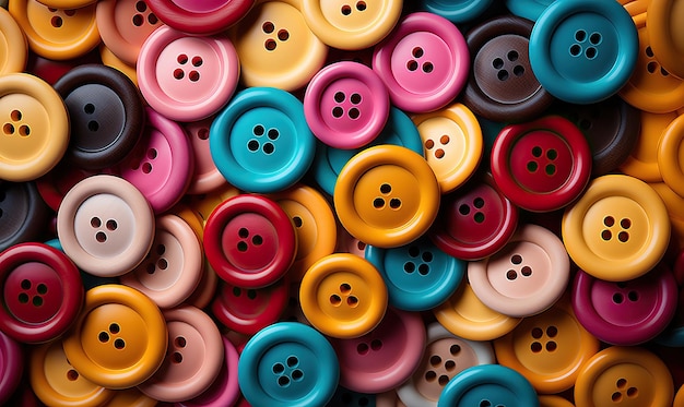 Colored background of buttons of different sizes and shapes