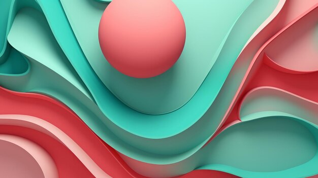 Colored background with geometric shapes