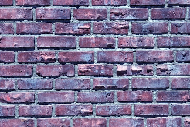 Colored brick wall