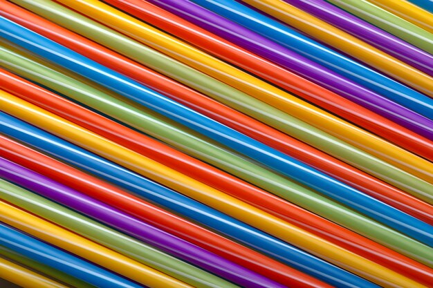 Colored cocktail tubes background