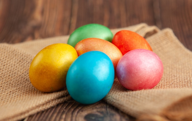 Colored Easter eggs 