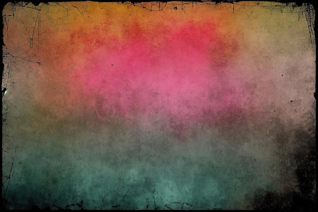 Colored grunge dusty texture background aigenerated