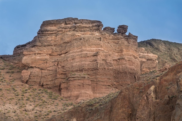 colored hills mountains of Genghis Khan Kazakhstan