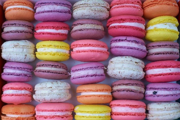 Colored macaroon