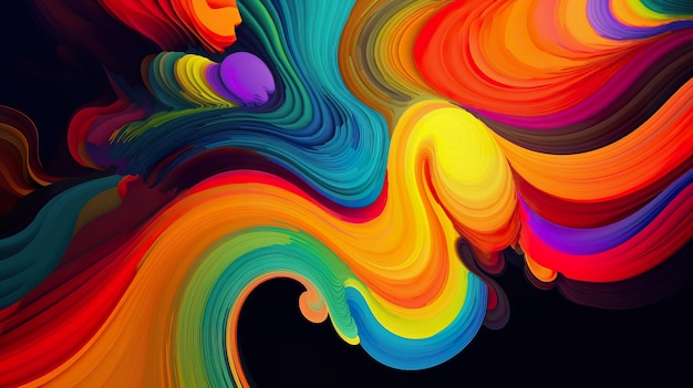 Colored paint background