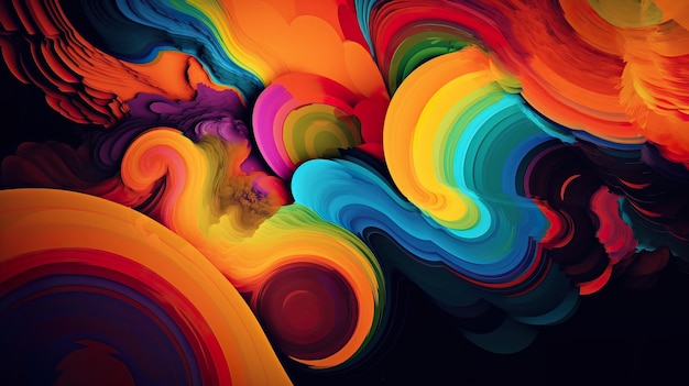 Colored paint background