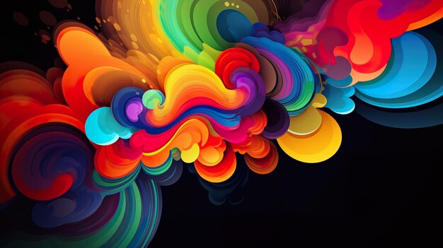 Colored paint background