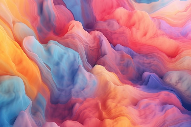 Photo colored paint splashes fluid dreamy texture