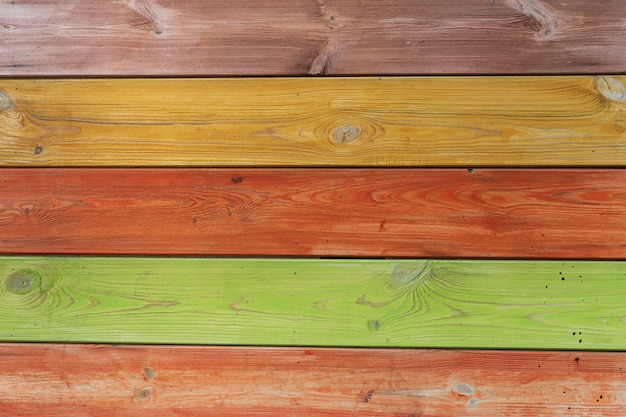 Colored painted board wooden plank desk texture