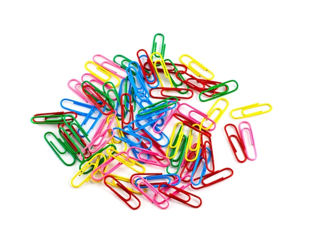 Colored paper clips