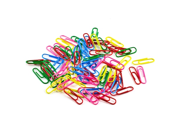 Colored paper clips